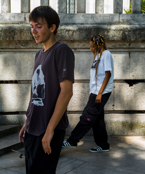 JOURNAL STANDARD(ジャーナルスタンダード)の「【DAMN×JOURNAL STANDARD】Billy Mann TEE(Tシャツ/カットソー・メンズ・ホワイト/ブラック・MEDIUM/LARGE/X-LARGE)」の6枚目の写真