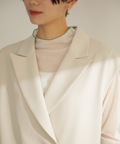 ROSE BUD（ローズバッド）の「ノースリーブジャケット（その他アウター・レディース・ブラウン/ベージュ・ONE SIZE）」の10枚目の写真