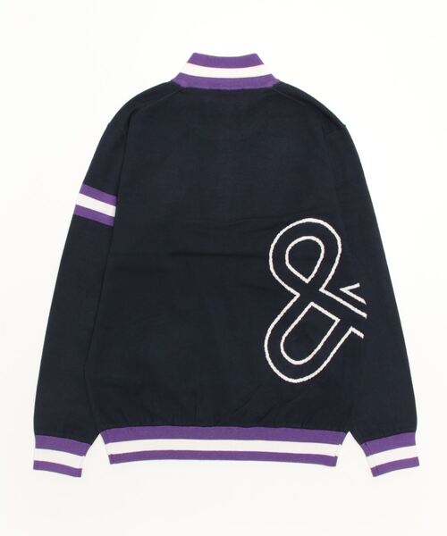 未使用品【アンパスィ】ジップアップセーター ネイビー 防風素材裏地付き M 未使用品【アンパスィ】ジップアップセーター ネイビー 防風素材裏地