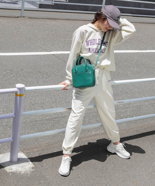 Honeys(ハニーズ)の「スウェットパンツ(スウェットパンツ・レディース・ブルー/アイボリー/杢グレー/イエロー系その他/スミクロ・S/M/L/LL)」の6枚目の写真