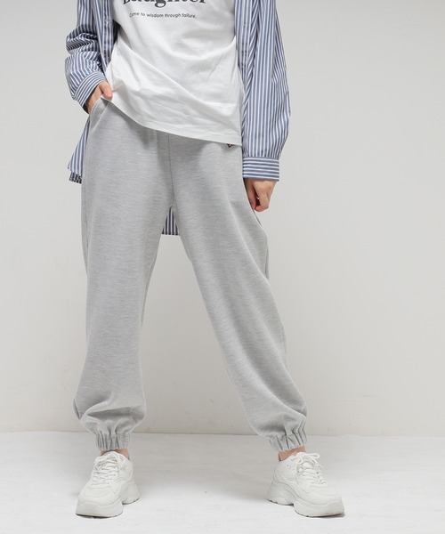 Honeys(ハニーズ)の「スウェットパンツ(スウェットパンツ・レディース・ブルー/アイボリー/杢グレー/イエロー系その他/スミクロ・S/M/L/LL)」の19枚目の写真