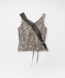 LOVELESS | レオパードカシュクールタンクトップ(タンクトップ)