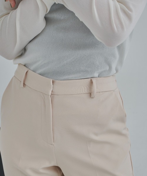 CLEARIMPRESSION （クリアインプレッション）の「【セットアップ対応/サイズ展開あり】ライトダブルクロススティックパンツ（その他パンツ・レディース・ブラック/パープル/アイボリー・SMALL/MEDIUM）」の6枚目の写真