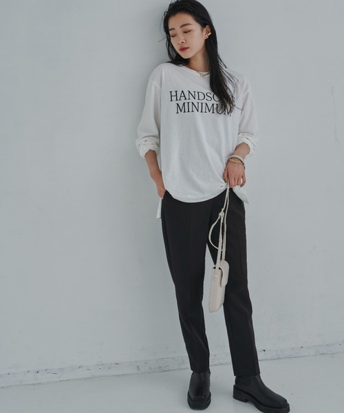 CLEARIMPRESSION （クリアインプレッション）の「【セットアップ対応/サイズ展開あり】ライトダブルクロススティックパンツ（その他パンツ・レディース・ブラック/パープル/アイボリー・SMALL/MEDIUM）」の12枚目の写真