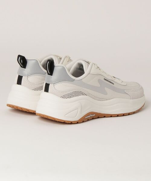 SKECHERS(スケッチャーズ)の「SKECHERS D'LITES WAVE-ALWAYS BETTER / スケッチャーズ ディライト ウェイブ-オールウェイズ ベター(スニーカー・レディース・ブラック×ホワイト/アイボリー・22.5cm/24.5cm/25cm/23.5cm/23cm/24cm)」の3枚目の写真