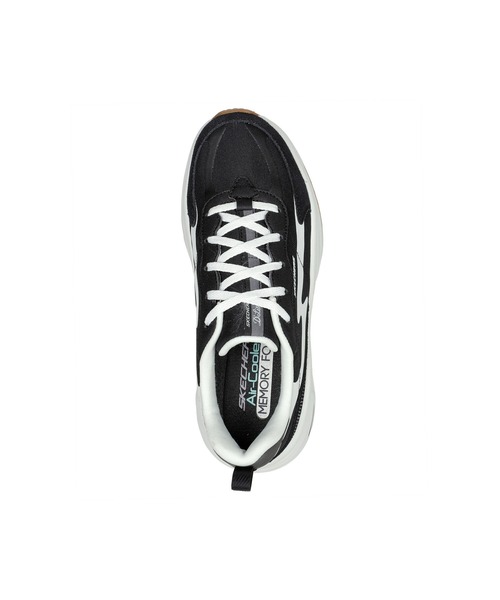 SKECHERS(スケッチャーズ)の「SKECHERS D'LITES WAVE-ALWAYS BETTER / スケッチャーズ ディライト ウェイブ-オールウェイズ ベター(スニーカー・レディース・ブラック×ホワイト/アイボリー・22.5cm/24.5cm/25cm/23.5cm/23cm/24cm)」の10枚目の写真
