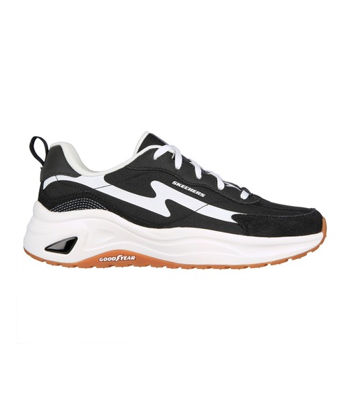 SKECHERS(スケッチャーズ)の「SKECHERS D'LITES WAVE-ALWAYS BETTER / スケッチャーズ ディライト ウェイブ-オールウェイズ ベター(スニーカー・レディース・ブラック×ホワイト/アイボリー・22.5cm/24.5cm/25cm/23.5cm/23cm/24cm)」の9枚目の写真