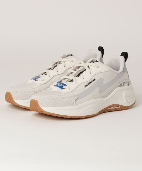 SKECHERS(スケッチャーズ)の「SKECHERS D'LITES WAVE-ALWAYS BETTER / スケッチャーズ ディライト ウェイブ-オールウェイズ ベター(スニーカー・レディース・ブラック×ホワイト/アイボリー・22.5cm/24.5cm/25cm/23.5cm/23cm/24cm)」の6枚目の写真