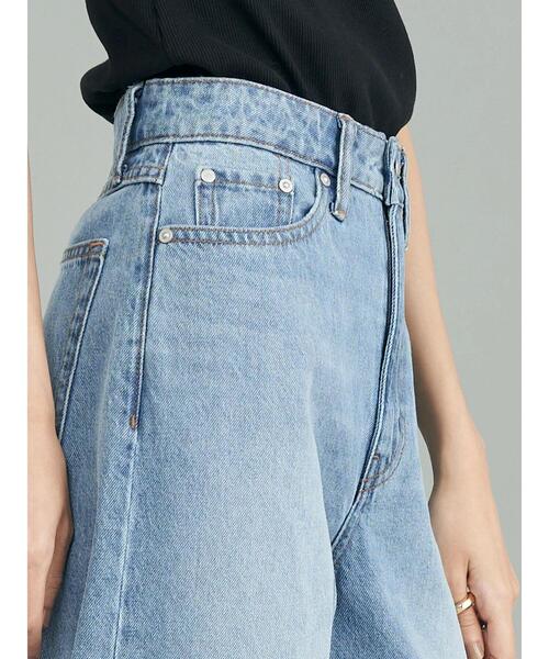 AMERICAN HOLIC（アメリカンホリック）の「バギーワイドパンツ（デニムパンツ・レディース・カーキ/ピンク/ライトインディゴブルー・S/M/L）」の17枚目の写真