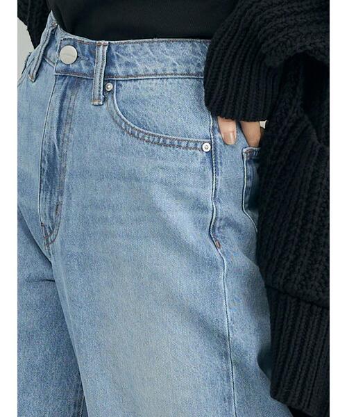 AMERICAN HOLIC（アメリカンホリック）の「バギーワイドパンツ（デニムパンツ・レディース・カーキ/ピンク/ライトインディゴブルー・S/M/L）」の18枚目の写真