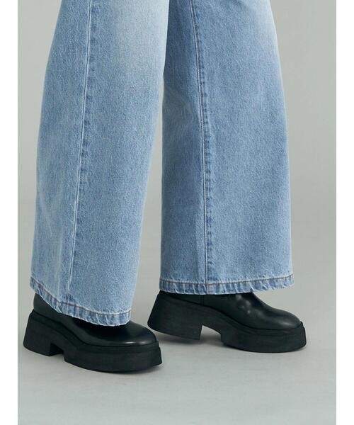 AMERICAN HOLIC（アメリカンホリック）の「バギーワイドパンツ（デニムパンツ・レディース・カーキ/ピンク/ライトインディゴブルー・S/M/L）」の21枚目の写真