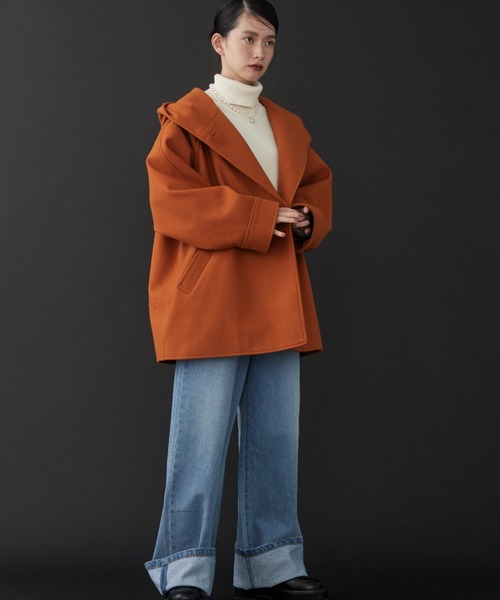 AMERICAN HOLIC（アメリカンホリック）の「バギーワイドパンツ（デニムパンツ・レディース・カーキ/ピンク/ライトインディゴブルー・S/M/L）」の9枚目の写真