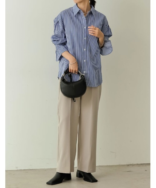 Re:EDIT(リエディ)の「スクエアトゥステッチミドルブーツ(ブーツ・レディース・ホワイト/パイソン/ベージュ/ブラック・SMALL/MEDIUM/LARGE)」の9枚目の写真