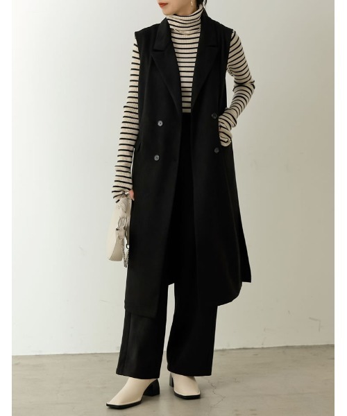 Re:EDIT(リエディ)の「スクエアトゥステッチミドルブーツ(ブーツ・レディース・ホワイト/パイソン/ベージュ/ブラック・SMALL/MEDIUM/LARGE)」の13枚目の写真