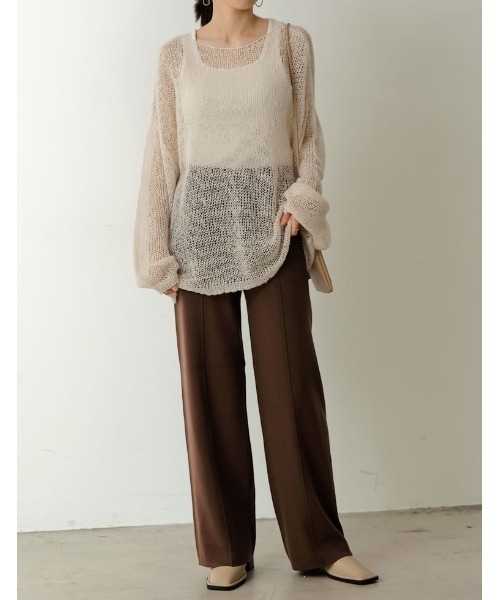 Re:EDIT(リエディ)の「スクエアトゥステッチミドルブーツ(ブーツ・レディース・ホワイト/パイソン/ベージュ/ブラック・SMALL/MEDIUM/LARGE)」の14枚目の写真