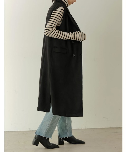 Re:EDIT(リエディ)の「スクエアトゥステッチミドルブーツ(ブーツ・レディース・ホワイト/パイソン/ベージュ/ブラック・SMALL/MEDIUM/LARGE)」の10枚目の写真