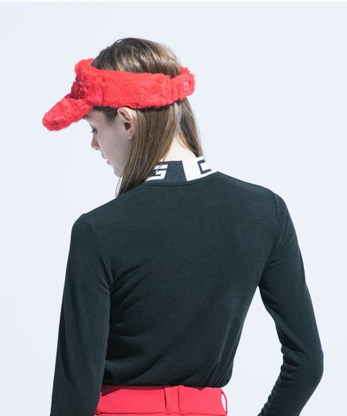 CPG GOLF（シーピージーゴルフ）の「Warm Long Sleeve Shirt JG Collar（ウオームロングスリーブシャツJG衿）（Tシャツ/カットソー・レディース・ホワイト/ブラック・SMALL/MEDIUM/LARGE）」の5枚目の写真