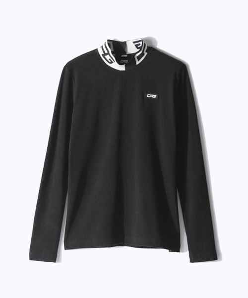 CPG GOLF（シーピージーゴルフ）の「Warm Long Sleeve Shirt JG Collar（ウオームロングスリーブシャツJG衿）（Tシャツ/カットソー・レディース・ホワイト/ブラック・SMALL/MEDIUM/LARGE）」の3枚目の写真
