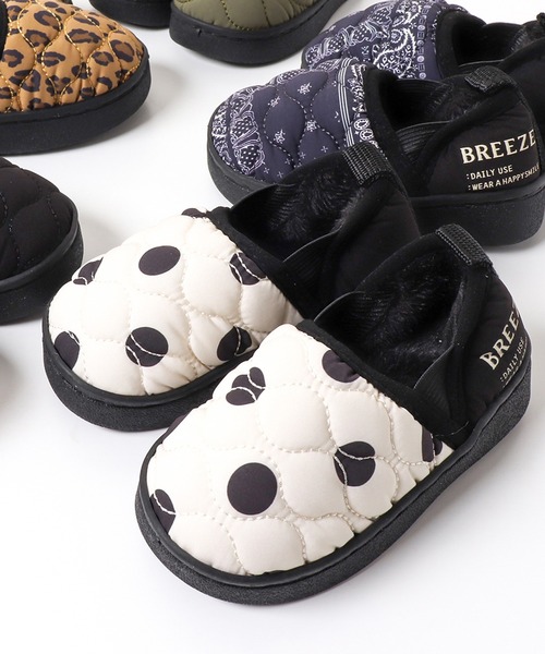 BREEZE（ブリーズ）の「キルトシューズ（スニーカー・キッズ・ベージュ/ブラック/ネイビー/カーキ/キナリ・15 /14/17/16/18/19）」の2枚目の写真