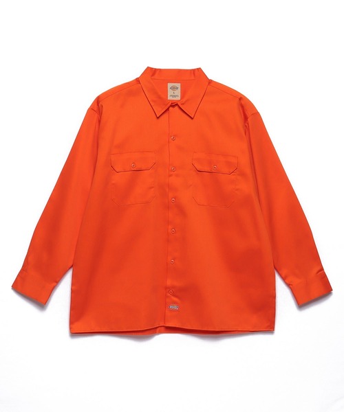 Dickies(ディッキーズ)の「【Dickies】574 LONG SLEEVE WORK SHIRT / ディッキーズ 長袖ワークシャツ 両胸ポケット(シャツ/ブラウス・メンズ・ベージュ/ブラック/グリーン/オレンジ/ミント/ネイビー/チャコール・M/L/XL)」の21枚目の写真