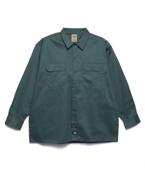 Dickies(ディッキーズ)の「【Dickies】574 LONG SLEEVE WORK SHIRT / ディッキーズ 長袖ワークシャツ 両胸ポケット(シャツ/ブラウス・メンズ・ベージュ/ブラック/グリーン/オレンジ/ミント/ネイビー/チャコール・M/L/XL)」の22枚目の写真