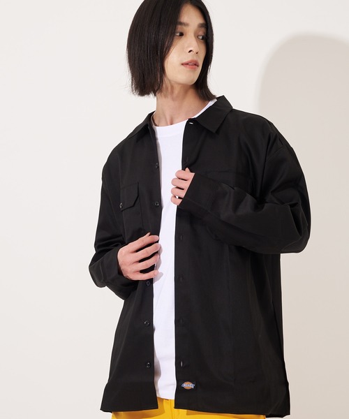 セール】【Dickies】574 LONG SLEEVE WORK SHIRT / ディッキーズ 長袖