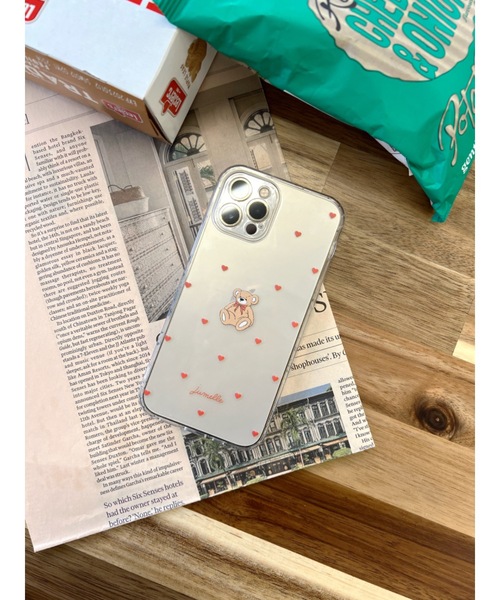 jumelle（ジュメロ）の「ジュマクリアiPhoneケース（スマホケース/カバー・レディース・ホワイト・A/B/C/D/E/F/G）」の4枚目の写真