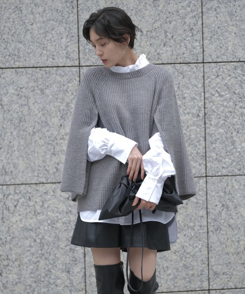 CADUNE（カデュネ）の「合皮ハーフパンツ（その他パンツ・レディース・ブラック・38/40/36）」の11枚目の写真