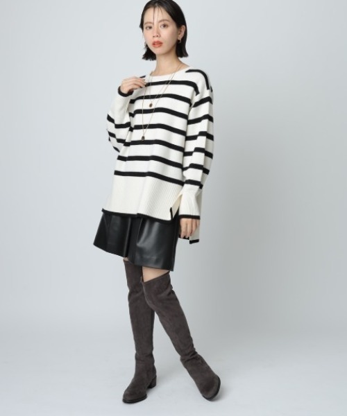 CADUNE（カデュネ）の「合皮ハーフパンツ（その他パンツ・レディース・ブラック・38/40/36）」の8枚目の写真