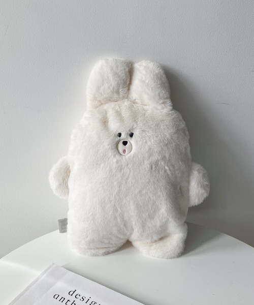 AS KNOW AS plus（アズノゥアズプラス）の「♪すふれべあ♪あにまる ブランケット（ブランケット・レディース・モカ/ベージュ/ホワイト/ホワイト系その他/ホワイト系その他2/アイボリー系/ホワイト系/ホワイト系その他5/ホワイト系5/グレー系5/ブラウン系5/グリーン系5・FREE）」の6枚目の写真