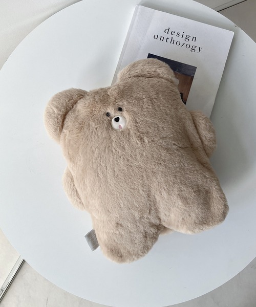 AS KNOW AS plus（アズノゥアズプラス）の「♪すふれべあ♪あにまる ブランケット（ブランケット・レディース・モカ/ベージュ/ホワイト/ホワイト系その他/ホワイト系その他2/アイボリー系/ホワイト系/ホワイト系その他5/ホワイト系5/グレー系5/ブラウン系5/グリーン系5・FREE）」の9枚目の写真