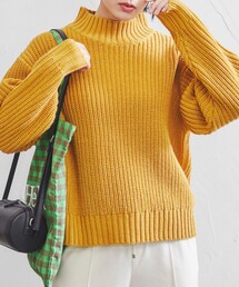 coen（コーエン）の「［洗える］ウールブレンドローゲージタートルニット（ニット/セーター）」