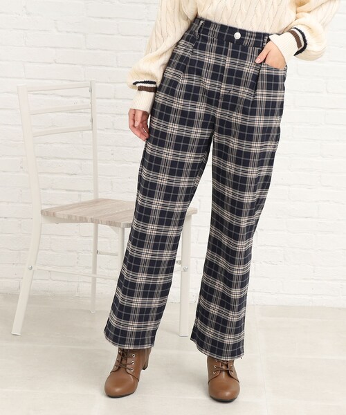 PINK-latte（ピンクラテ）の「◆【165cmWEB限定サイズあり/ストレッチ】大人気につき再入荷♪あったかシェフパンツ（その他パンツ・キッズ・ブラック/ベージュ系その他4/ブラック系1/グレー系1/ネイビー系1・02/15 /14/16）」の5枚目の写真