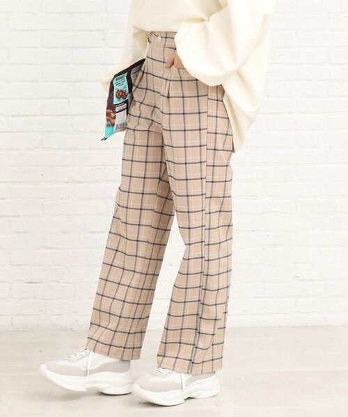 PINK-latte（ピンクラテ）の「◆【165cmWEB限定サイズあり/ストレッチ】大人気につき再入荷♪あったかシェフパンツ（その他パンツ・キッズ・ブラック/ベージュ系その他4/ブラック系1/グレー系1/ネイビー系1・02/15 /14/16）」の18枚目の写真