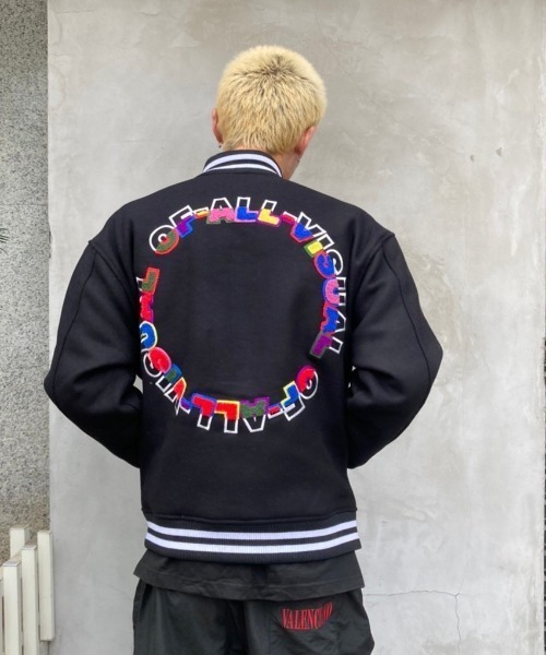 A4A（エーフォーエー）の「A4A/エーフォーエー/CIRCLELOGO JUMPER（ブルゾン・メンズ・ホワイト/ブラック・MEDIUM/LARGE）」の10枚目の写真