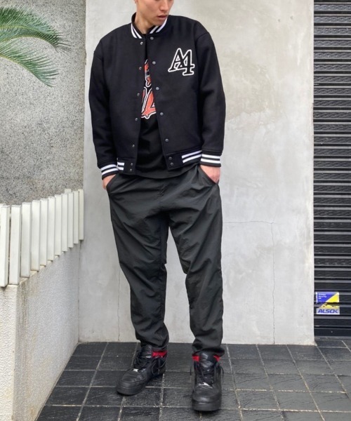 A4A（エーフォーエー）の「A4A/エーフォーエー/CIRCLELOGO JUMPER（ブルゾン・メンズ・ホワイト/ブラック・MEDIUM/LARGE）」の8枚目の写真