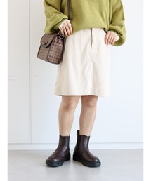 ehka sopo | コーデュロイミニスカート(スカート)