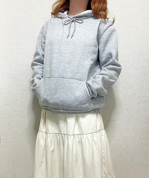 cuorequal(クオレコール)の「シンプル裏起毛パーカー(パーカー・レディース・グレー/その他・MEDIUM/X-LARGE/LARGE)」の5枚目の写真