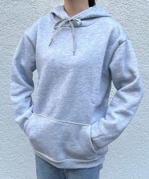 cuorequal(クオレコール)の「シンプル裏起毛パーカー(パーカー・レディース・グレー/その他・MEDIUM/X-LARGE/LARGE)」の10枚目の写真