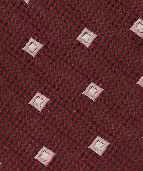 COMME CA ISM（コムサイズム）の「スクエアドット　ネクタイ（ネクタイ・キッズ・ボルドー/ネイビー・MEDIUM/LARGE/X-LARGE）」の3枚目の写真