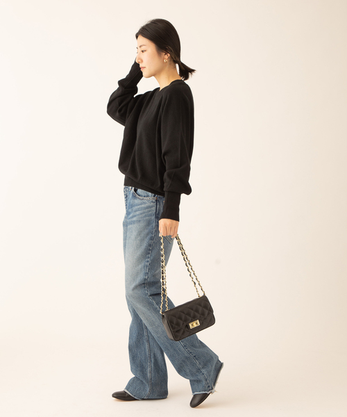 journal standard L'essage（ジャーナルスタンダードレサージュ）の「カシミヤ100 プルオーバー（ニット/セーター・レディース・ホワイト/レッド/ブラック・FREE）」の16枚目の写真