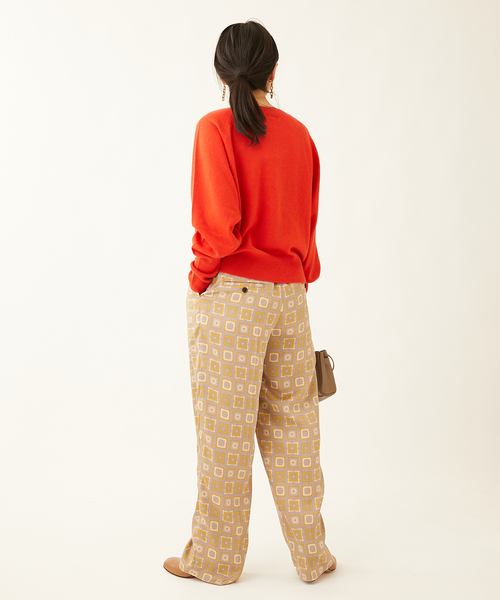 journal standard L'essage（ジャーナルスタンダードレサージュ）の「カシミヤ100 プルオーバー（ニット/セーター・レディース・ホワイト/レッド/ブラック・FREE）」の14枚目の写真