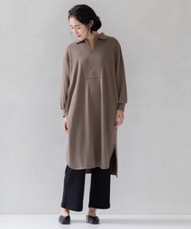 フェリシモMama（フェリシモママ）の「Ｍｏｒｅｄｄｅ　マタニティから産後も使える　授乳がらくちんフロントジップデザインのワンピ＆リブパンツルームウェアセット/マタニティパジャマ（マタニティウェア/グッズ）」