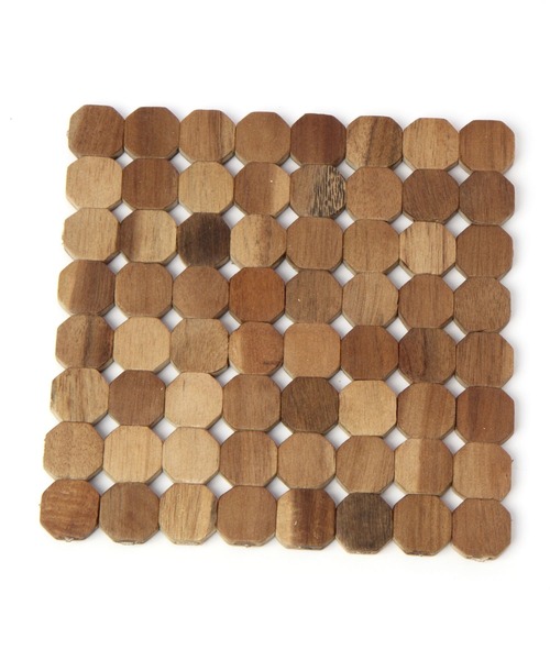 niko and...（ニコアンド）の「オリジナルアカシアオクタゴン鍋敷き（ランチョンマット/テーブルウェア・レディース・その他1・0）」の4枚目の写真