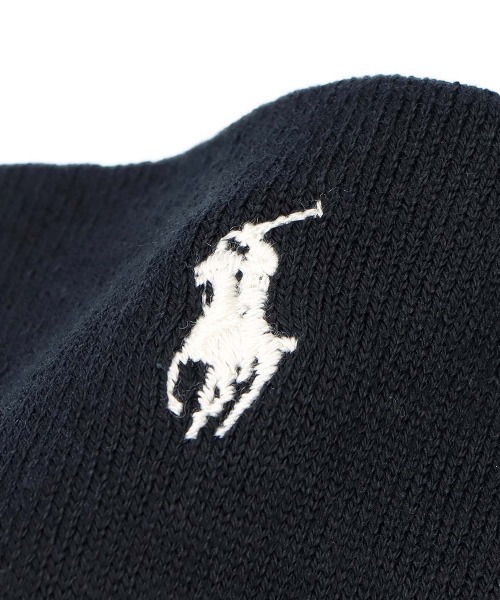 POLO RALPH LAUREN（ポロ ラルフ ローレン）の「POLO RALPH LAUREN レディース オーガニックコットン混 ワンポイント ダブルフラット ショートソックス 03207213（ソックス/靴下・レディース・ブラック/ネイビー/オフホワイト/ライトグレー/ピンク系その他/マルーン/ベージュ・22-24cm）」の8枚目の写真
