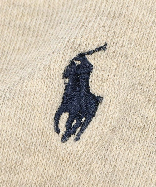 POLO RALPH LAUREN（ポロ ラルフ ローレン）の「POLO RALPH LAUREN レディース オーガニックコットン混 ワンポイント ダブルフラット ショートソックス 03207213（ソックス/靴下・レディース・ブラック/ネイビー/オフホワイト/ライトグレー/ピンク系その他/マルーン/ベージュ・22-24cm）」の11枚目の写真