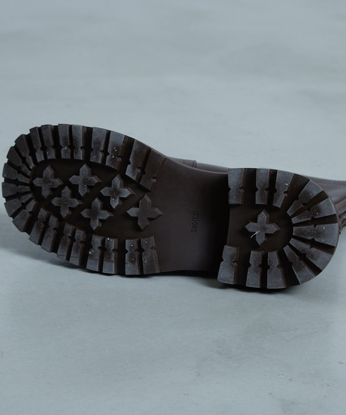 paravion（パラビオン）の「ストレッチボリュームソールブーツ（ブーツ・レディース・ブラック/ブラウン・37）」の8枚目の写真