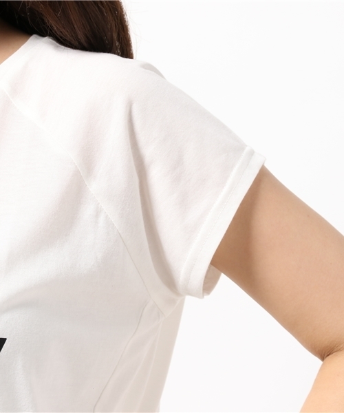 VENCEEXCHANGE(ヴァンスエクスチェンジ)の「sunddenly プリントT (Tシャツ/カットソー・レディース・ホワイト/イエロー/グリーン・MEDIUM)」の8枚目の写真