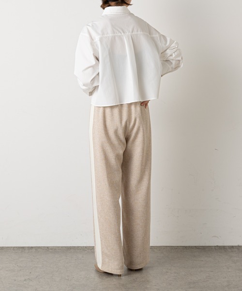 Omekashi(オメカシ)の「ツイードラインパンツ(その他パンツ・レディース・グレー/ベージュ・FREE)」の15枚目の写真