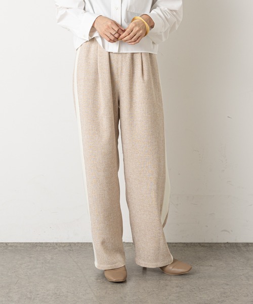 Omekashi(オメカシ)の「ツイードラインパンツ(その他パンツ・レディース・グレー/ベージュ・FREE)」の11枚目の写真